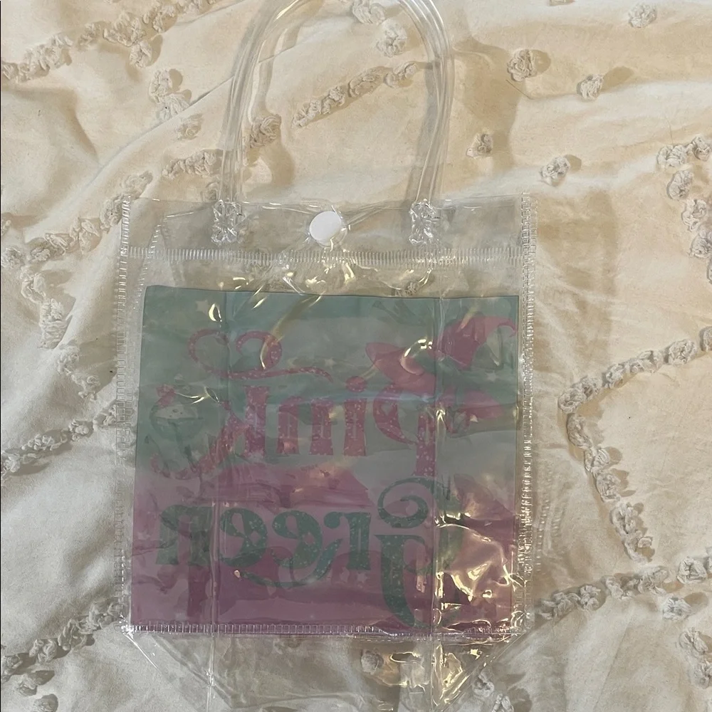 20 Pink and Green wicked themed Party Favor Bags with handles new snaps closed